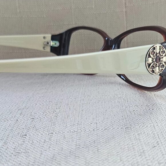 Kirkland Signature Women Eyeglasses Frame Brown/White SAN DIMAS KS1015 Glasses - Picture 6 of 11